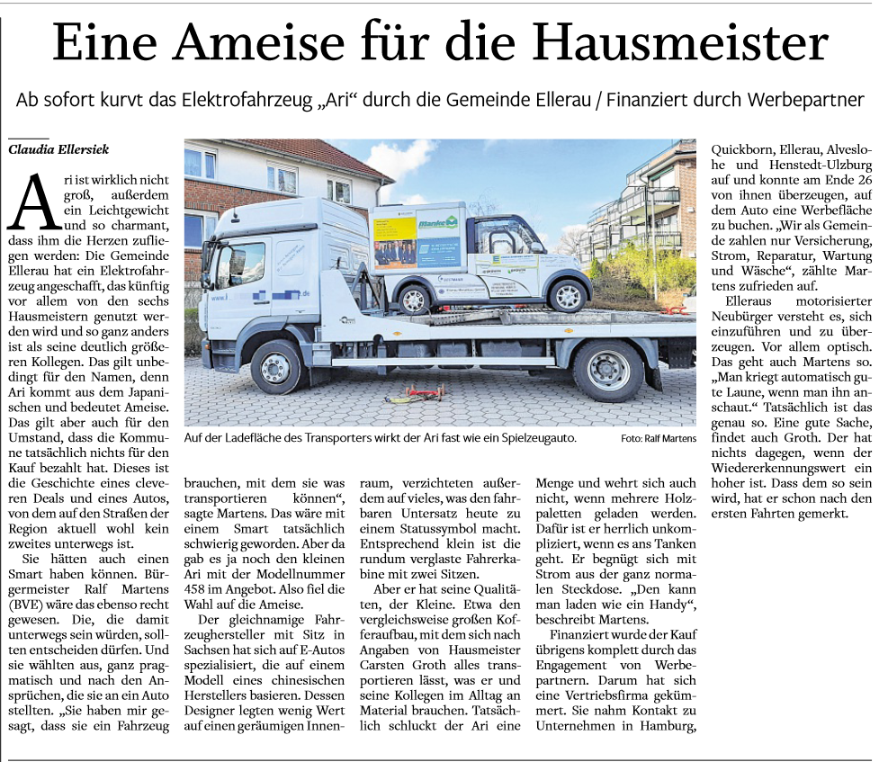 Zeitungsartikel