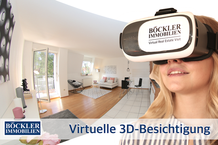 Virtuelle Besichtigung über eine VR-Brille