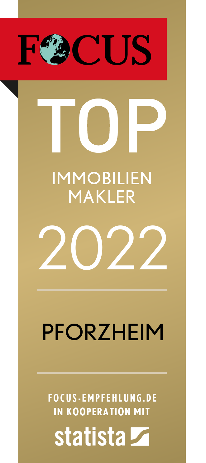 Focus Top Immobilienmakler Pforzheim 2022 Auszeichnung