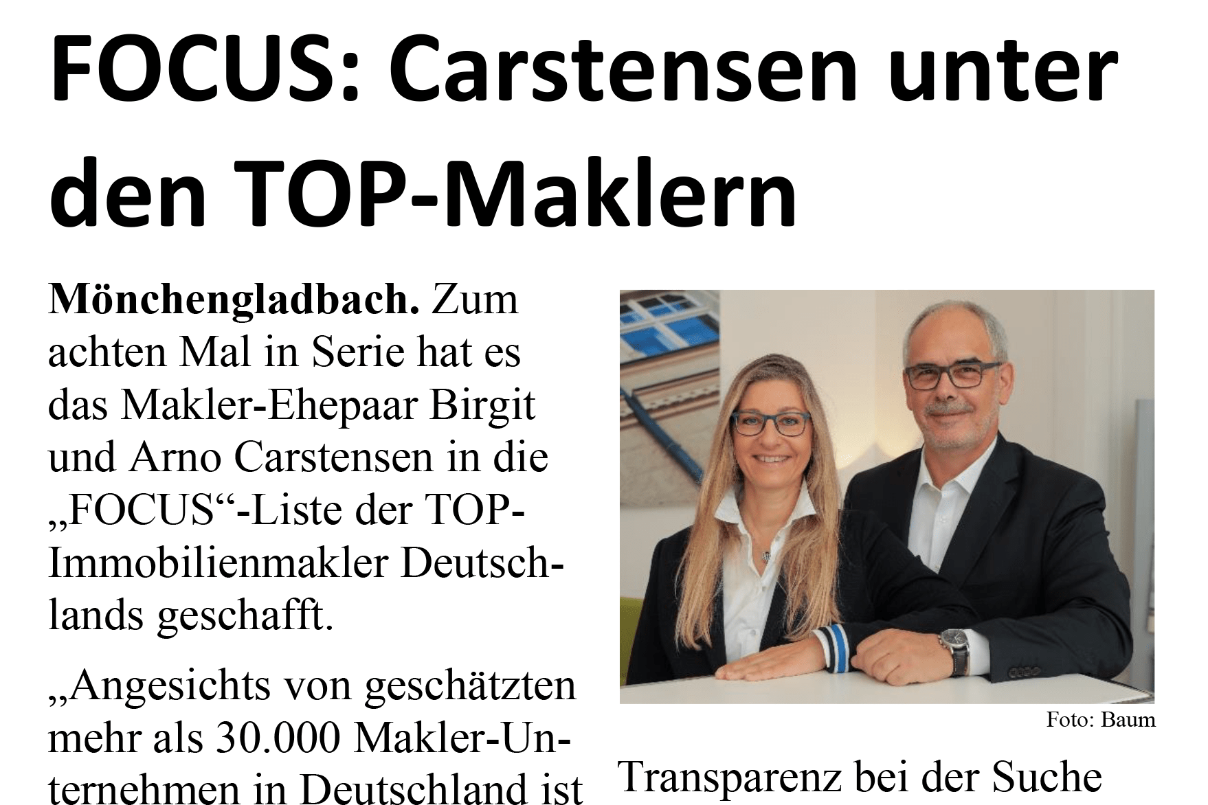 Focus Top-Makler Carstensen