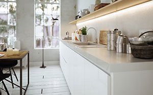 Moderne Küche im Altbau