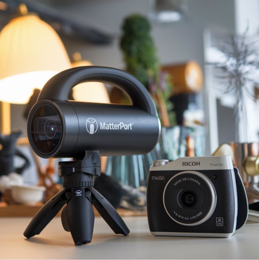 Matterport Pro 2und Rico Theta Kamera 