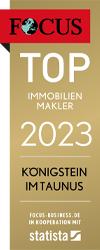 Auszeichnung Focus Top Immobilienmakler Königsstein im Taununs 2023