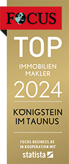 Auszeichnung Focus Top Immobilienmakler Königsstein im Taununs 2024