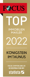 Auszeichnung Focus Top Immobilienmakler Königsstein im Taununs 2022