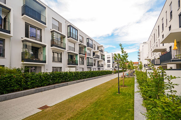 Moderne Wohnsiedlung
