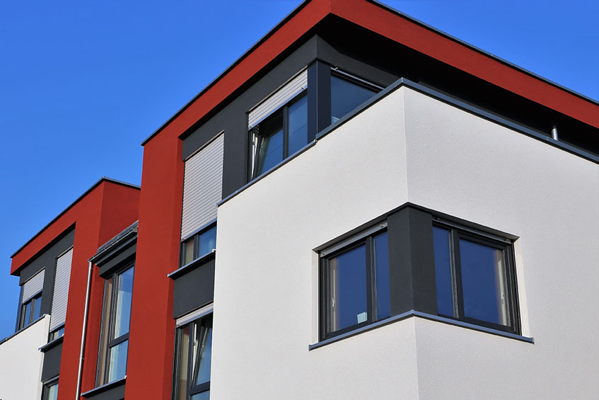 Modernes Mehrfamilienhaus
