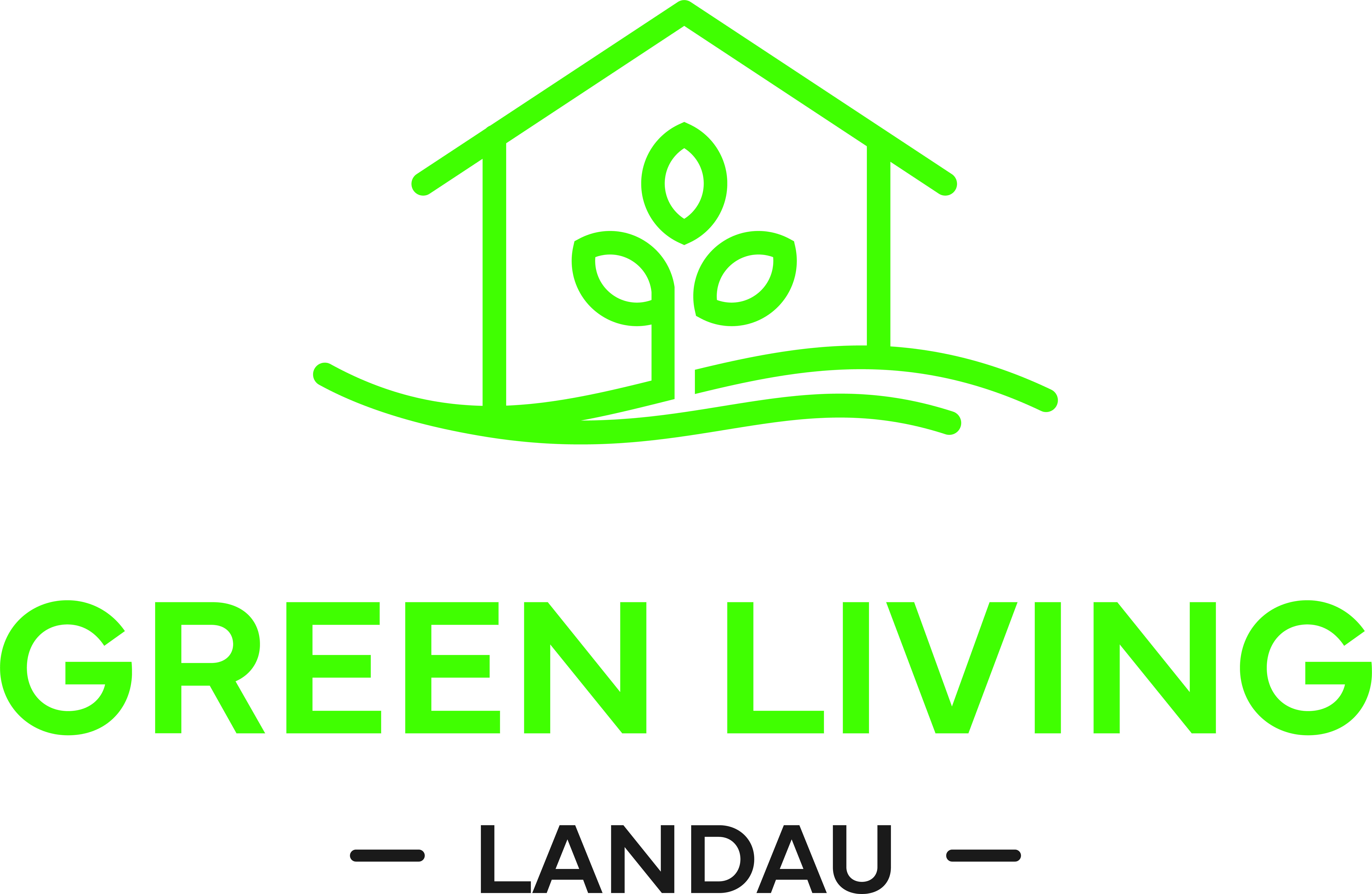 Logo green living landau