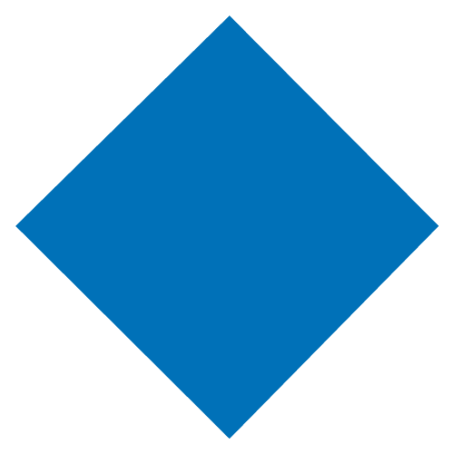 blaues Aufzählungszeichen