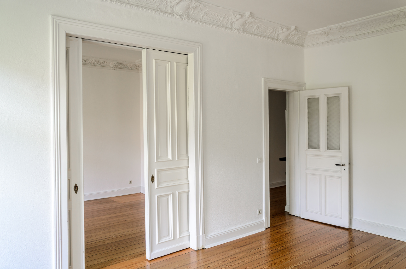 Reetdachgedecktes Bauernhaus