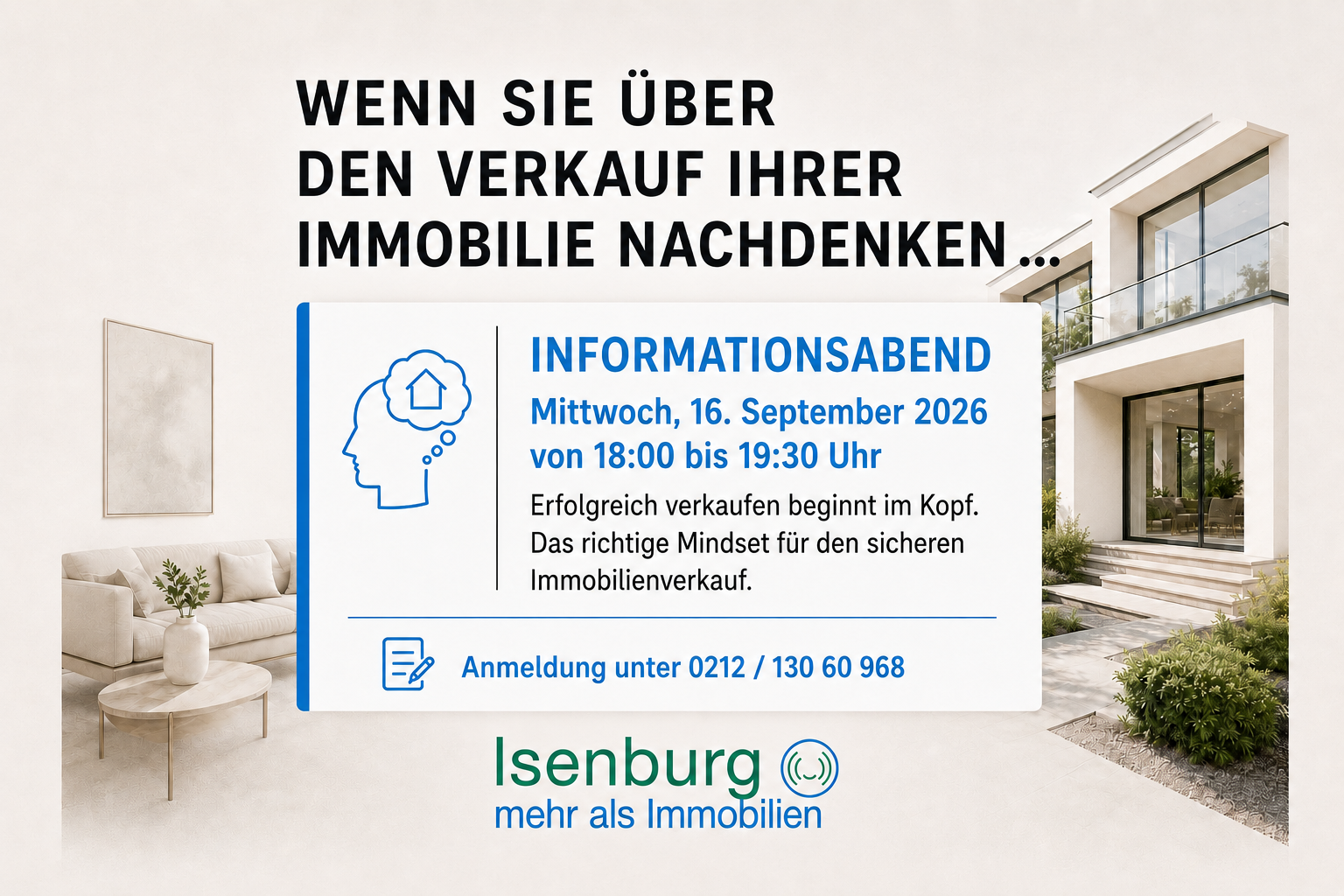 Informationsabend im Haus für Mensch und Immobilie