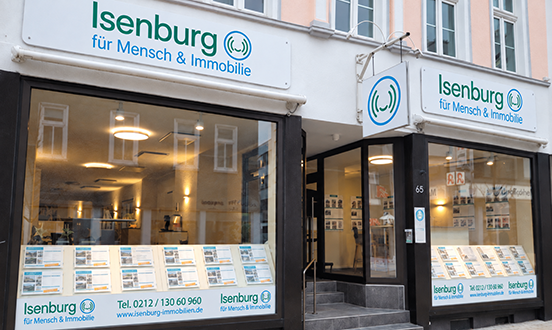Standort von Isenburg Immobilien an der Düsseldorfer Straße