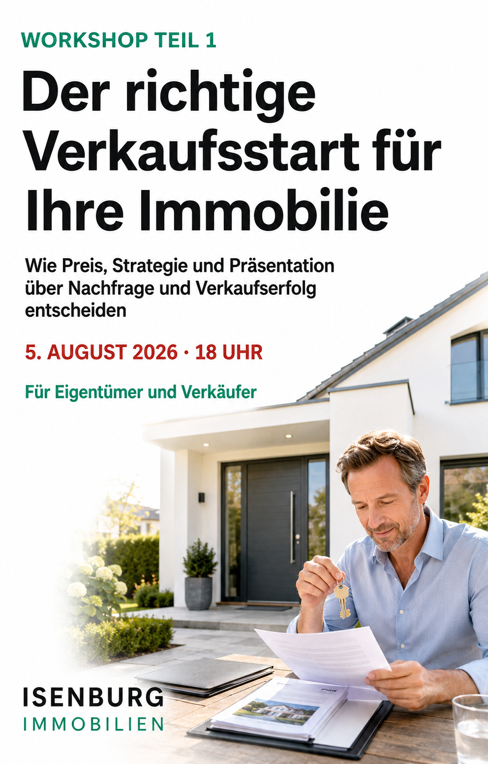 Workshop Teil 1 – Der richtige Verkaufsstart für Ihre Immobilie