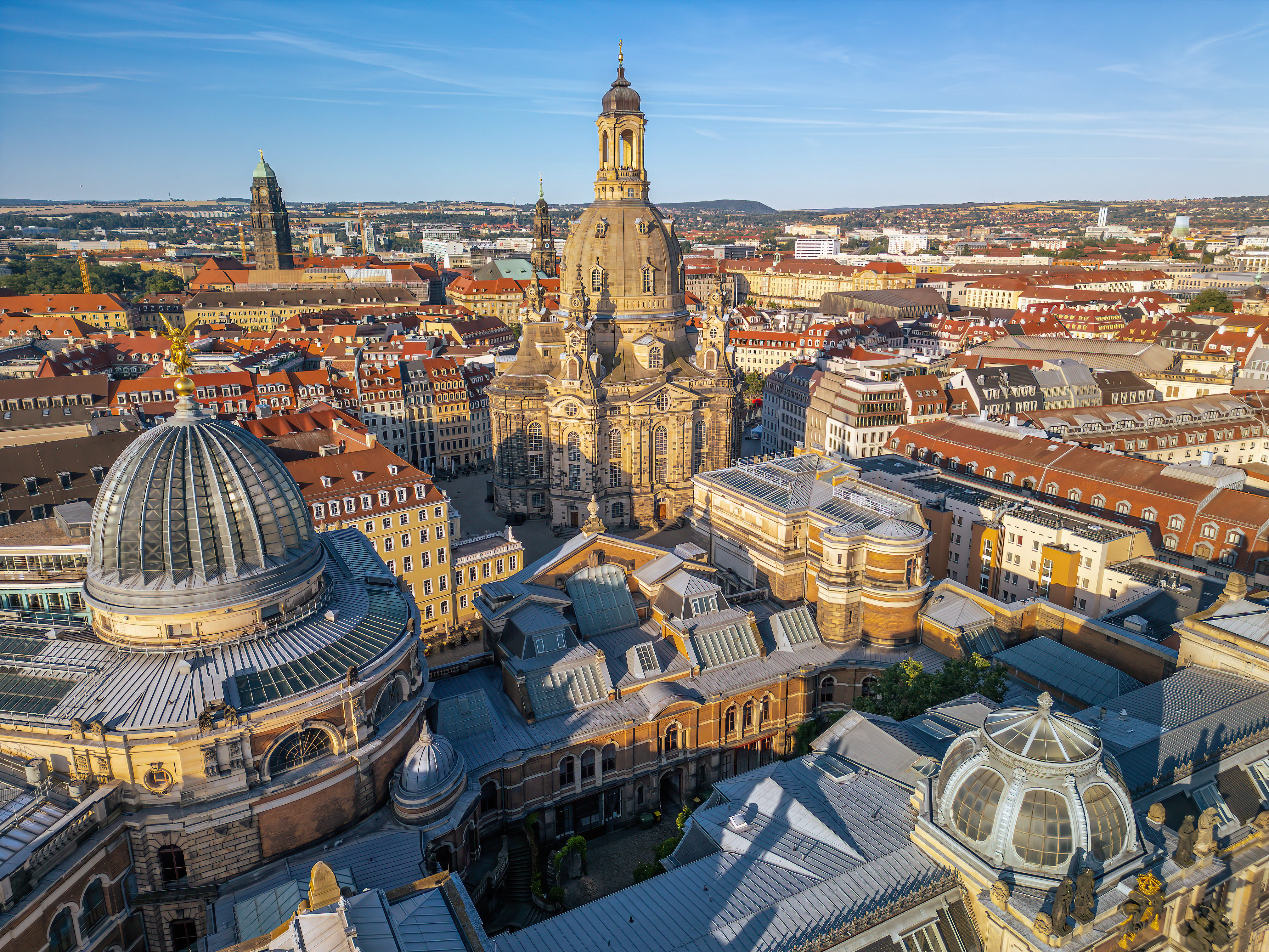 Luftaufnahme von Dresden