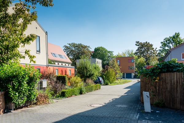 Eine Wohnsiedlung in Dresden Löbtau