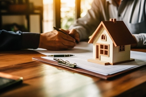 Makler bei der Beratung