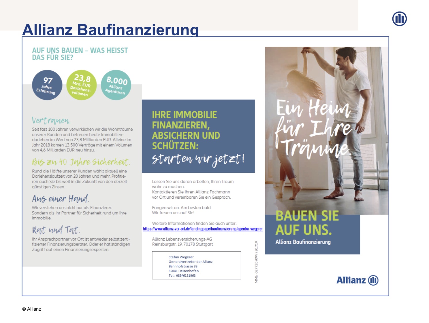 Allianz Flyer Finanzierung