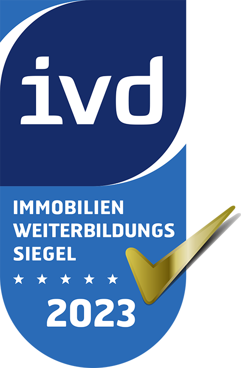 Logo ivd Immobilien-Weiterbildungssiegel 2020