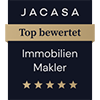 Jacasa Experten-Siegel als Top-Immobilienmakler