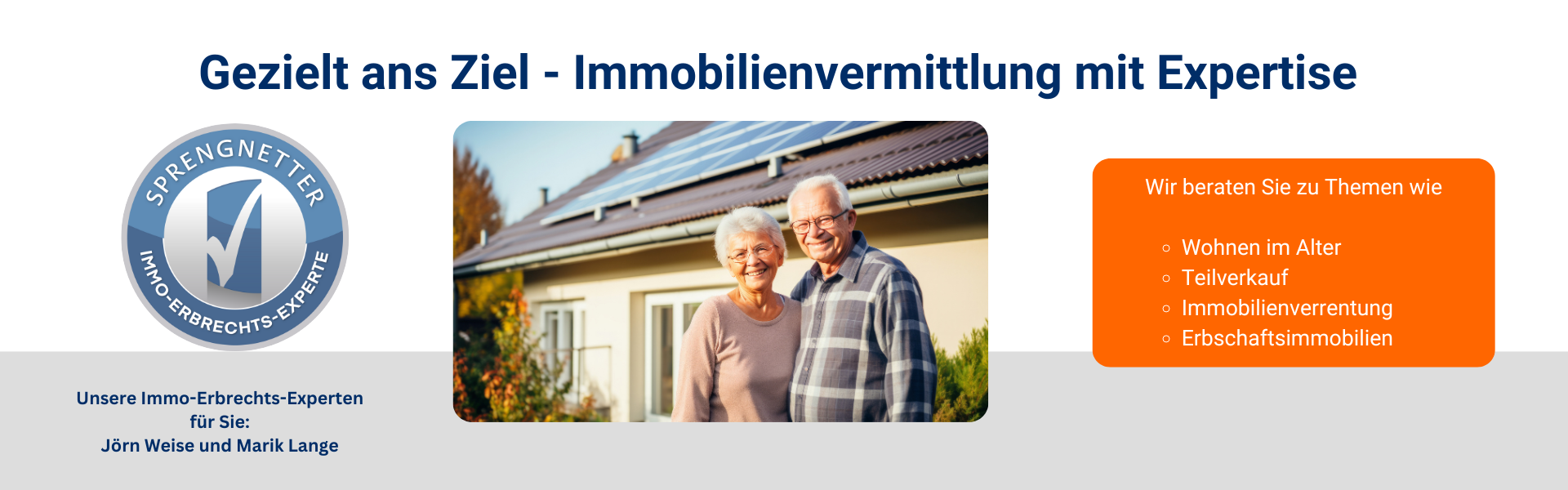 Immobilienvermittlung mit Expertise