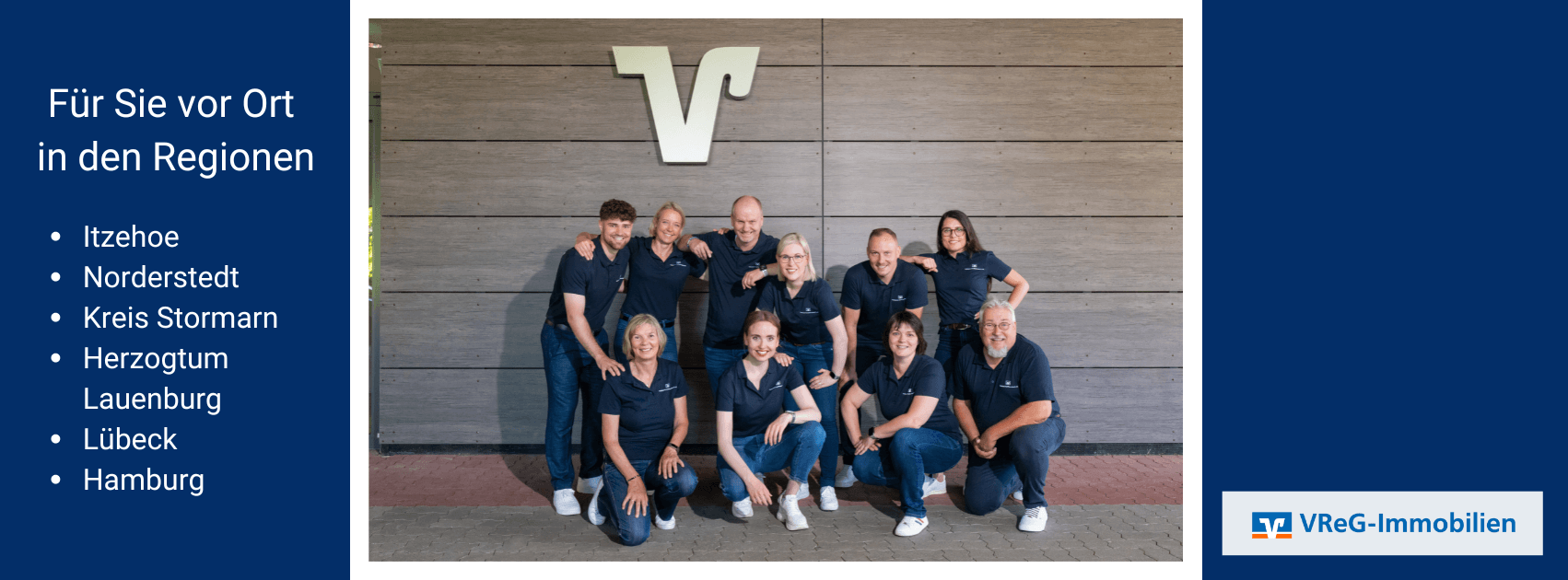 Team von Volksbank Raiffeisenbank Immobilien Itzehoe